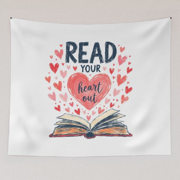 Item preview, Read Your Heart Out Valentine's Day Teacher designed and sold by LunaMagicStudio.