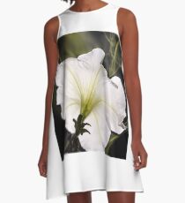 Alabaster-Kelch A-Linien Kleid