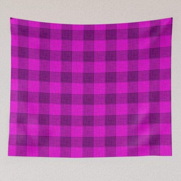 Item preview, Light and Dark Purple Crosshatch Plaid Gingham Design  designed and sold by PatternTitan.