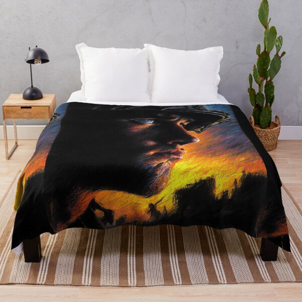 Item preview, Dramatic Soldier Face Looking Up in Fire designed and sold by Piotrek0001.