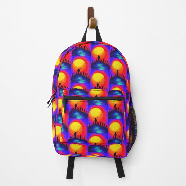 Item preview, Army Walking Under Huge Colorful Sun designed and sold by Piotrek0001.