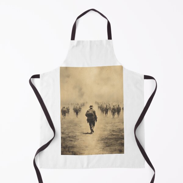 Item preview, Sepia Landscape with Walking Soldier designed and sold by Piotrek0001.
