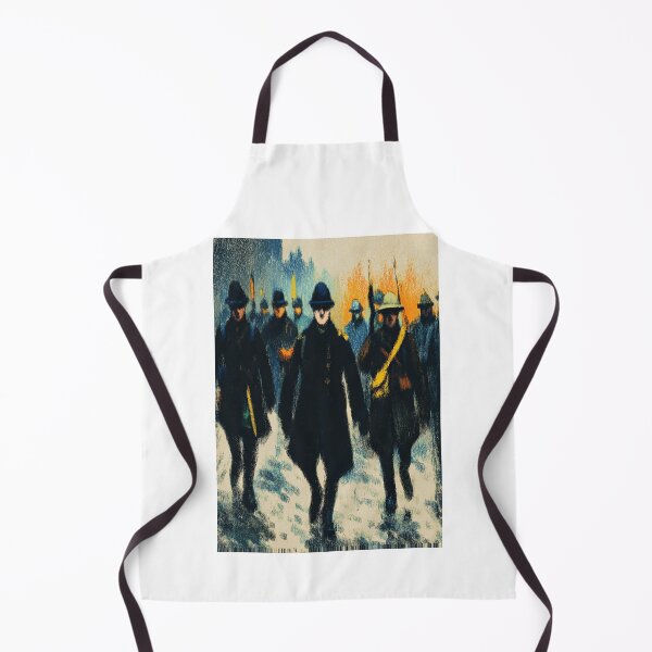 Item preview, Blue Tinted Soldiers Marching in Rain designed and sold by Piotrek0001.