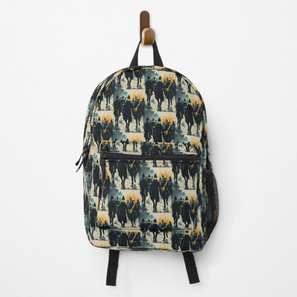 Item preview, Blue Tinted Soldiers Marching in Rain designed and sold by Piotrek0001.