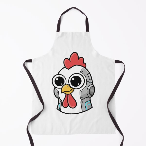 Item preview, Robotic chicken with futuristic armor and red crest designed and sold by Imparable.