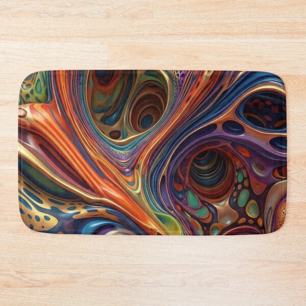 Item preview, Psychedelic Melt – Vibrant Fluid Abstract designed and sold by B-Russ-Stuff.