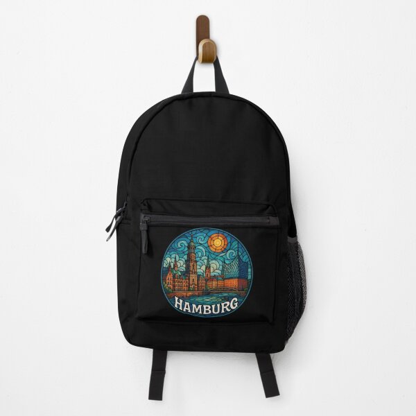 Item preview, Hamburg Germany Europe Stained Glass Art Travel designed and sold by TomFrontierArt.
