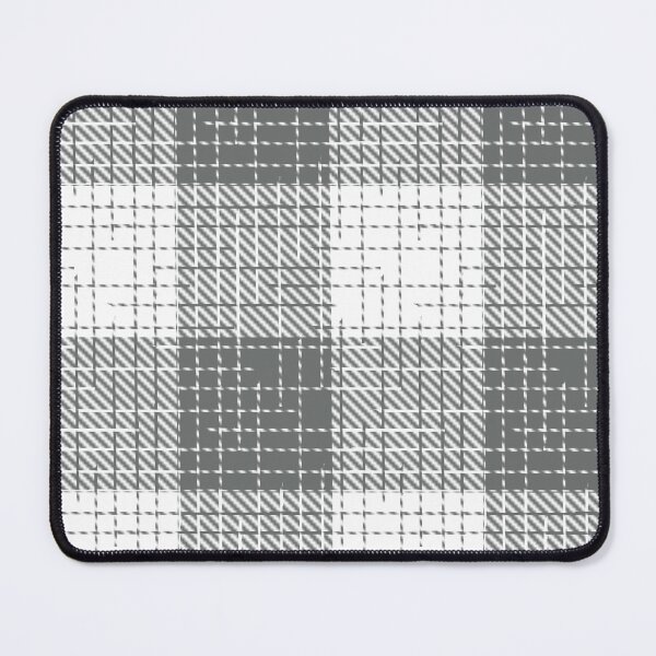 Item preview, Ash Gray And White Crosshatch Plaid Gingham Design  designed and sold by PatternTitan.