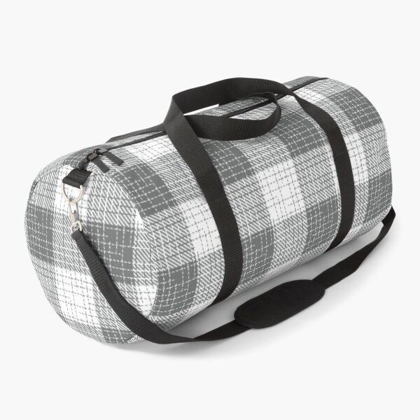 Item preview, Ash Gray And White Crosshatch Plaid Gingham Design  designed and sold by PatternTitan.