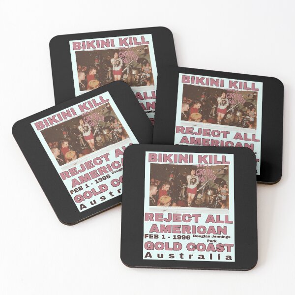 Item preview, Bikini Kill Reject All American Gold Coast Feb 1-1988 Douglas Jennings Park Gold Coast Australia designed and sold by WezoDesigns.