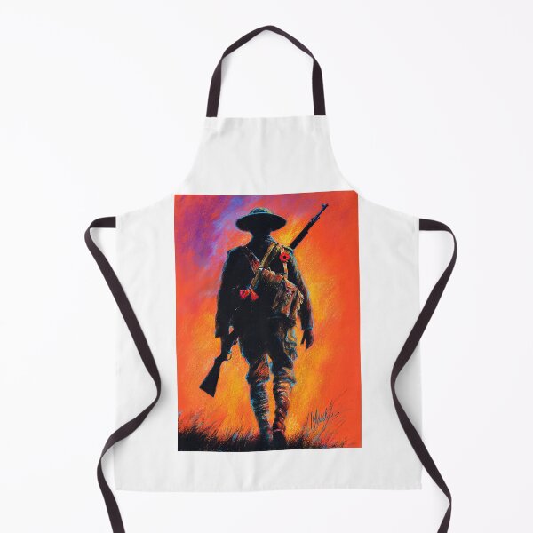 Item preview, Soldier Standing in Field Oil Painting designed and sold by Piotrek0001.