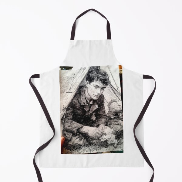 Item preview, Sketch of Soldier Writing Letter in Trench designed and sold by Piotrek0001.