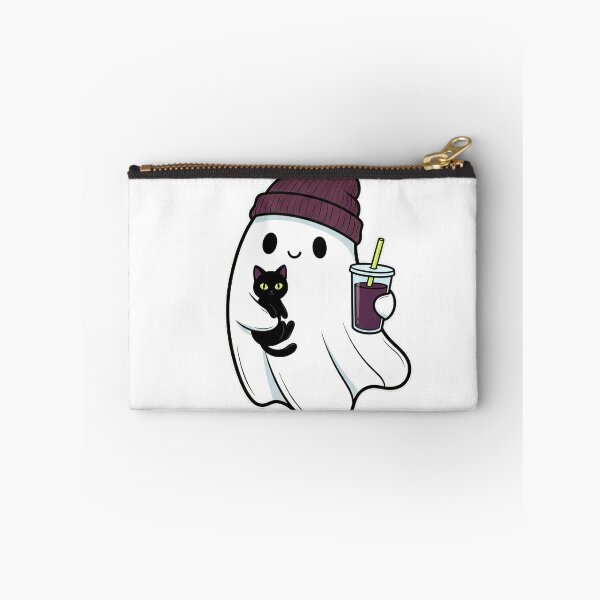 Item preview, Little ghost with black cat and drink designed and sold by Imparable.