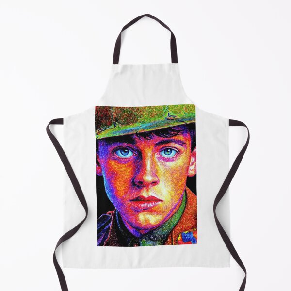 Item preview, Colorful Pop Art Soldier Face Blue and Yellow designed and sold by Piotrek0001.