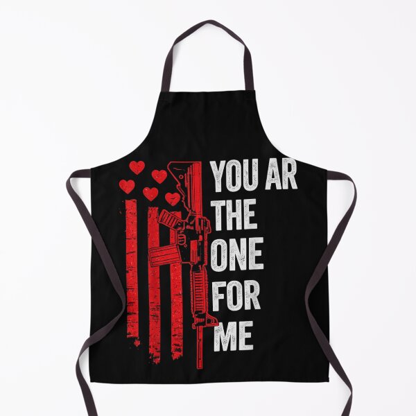Item preview, You Are The One For Me Patriotic Rifle American Flag Hearts designed and sold by SaboCollita.
