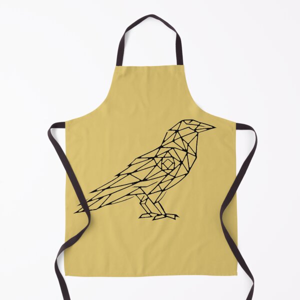Item preview, Dark Geometric Raven or Crow for light backgrounds designed and sold by WhiskerAccords.