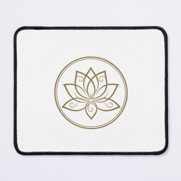Item preview, Elegant golden lotus flower logo designed and sold by Imparable.