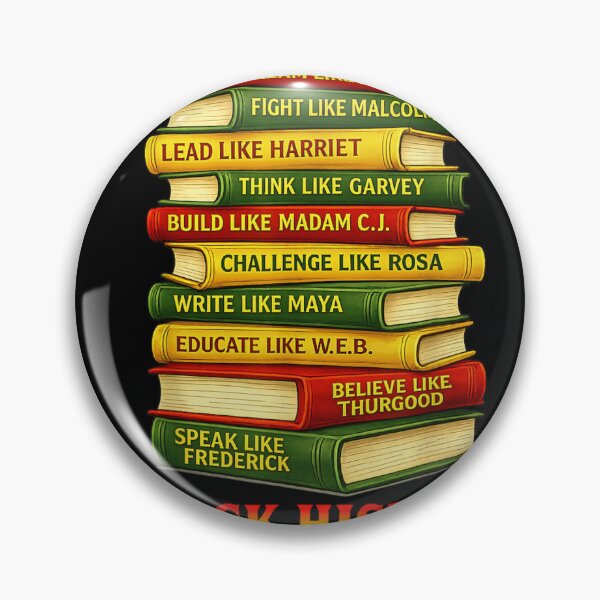 Item preview, Black History Month Honoring The Past Inspiring The Future Book Stack designed and sold by SaboCollita.