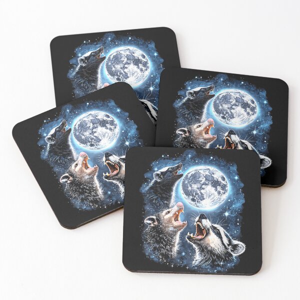 Item preview, Three Opossum Raccoon Skunk Moon Howling Funny Animal Meme  , Opossum Gift For Mom Dad Kids designed and sold by Opossum GIFT ★★★★★.