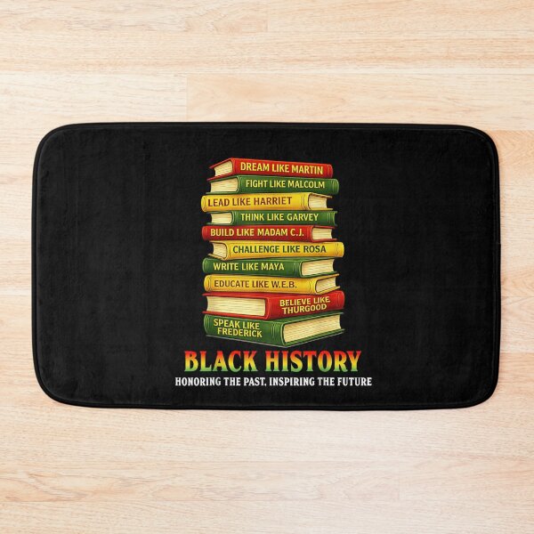 Item preview, Black History Month Honoring The Past Inspiring The Future Book Stack designed and sold by SaboCollita.