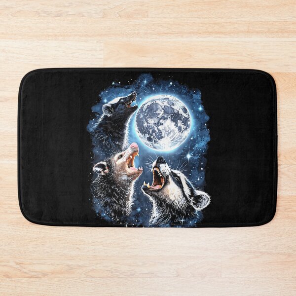 Item preview, Three Opossum Raccoon Skunk Moon Howling Funny Animal Meme  , Opossum Gift For Mom Dad Kids designed and sold by Opossum GIFT ★★★★★.