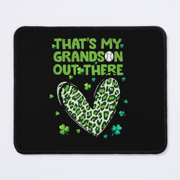 Item preview, That’s My Grandson Baseball Leopard Heart Patrick's Day Shirt designed and sold by KIROSALS.