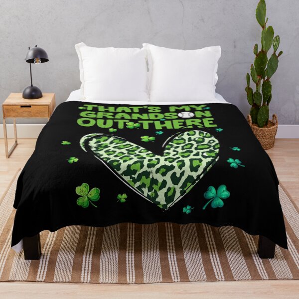 Item preview, That’s My Grandson Baseball Leopard Heart Patrick's Day Shirt designed and sold by KIROSALS.