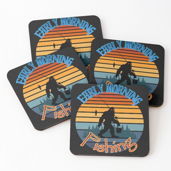 Item preview, Early Morning Fishing (Bigfoot) designed and sold by Tripp Art Studio.