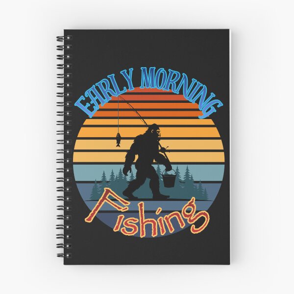 Item preview, Early Morning Fishing (Bigfoot) designed and sold by Tripp Art Studio.
