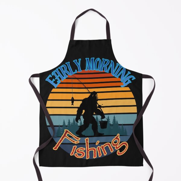 Item preview, Early Morning Fishing (Bigfoot) designed and sold by Tripp Art Studio.