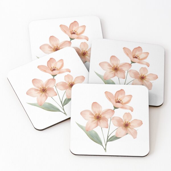 Item preview, Magnolia Watercolor Botanical Wall Art – Soft Pink Floral Home Decor designed and sold by sana designer.