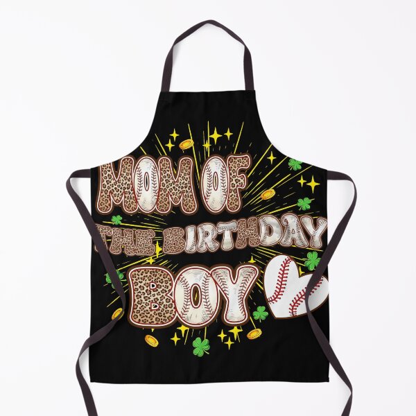 Item preview, Mom of the Birthday Boy Baseball Leopard Patrick's Day Shirt designed and sold by KIROSALS.
