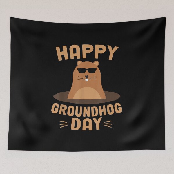 Item preview, Happy Groundhog Day Funny Cool Groundhog With Sunglasses Winter Spring designed and sold by BancaJone.