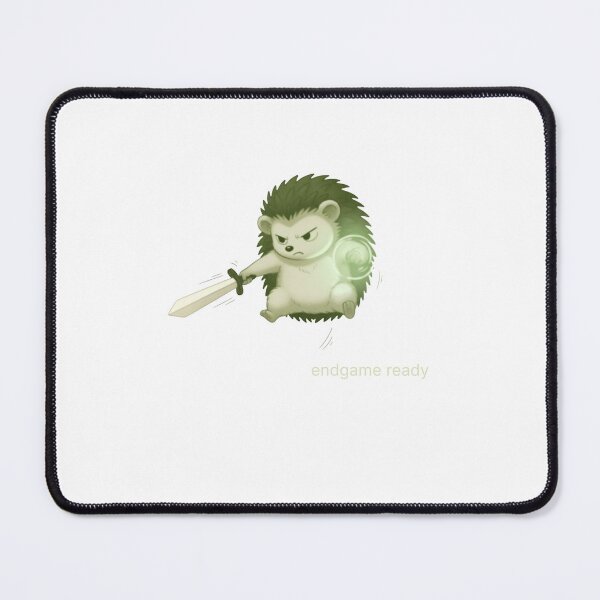 Item preview, Endgame Ready Hedgehog Gamer designed and sold by Cozy Introvert Gamer.