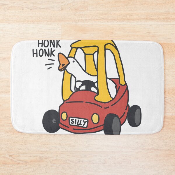 Item preview, Silly Goose Car Red Honk Honk  designed and sold by WezoDesigns.