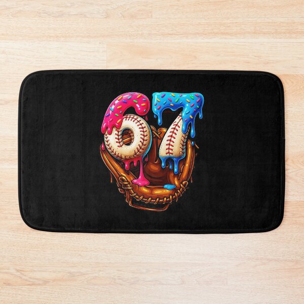 Item preview, 67 Baseball Drip Ice Cream Number Style designed and sold by miaa-artistshop.