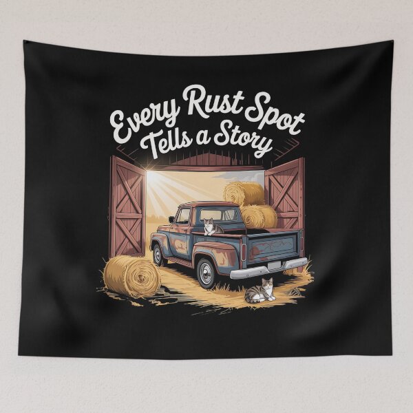 Item preview, rust aesthetic - patina lover - rusty truck art - weathered metal  - urbex art - abandoned aesthetic - decay lover - forgotten vehicle - square body - old pickup truck - 70s truck lover designed and sold by JansenGS.