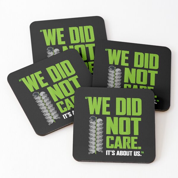 Item preview, We Did Not Care It's About Us Football Team Motivation Quote designed and sold by Gargamal.