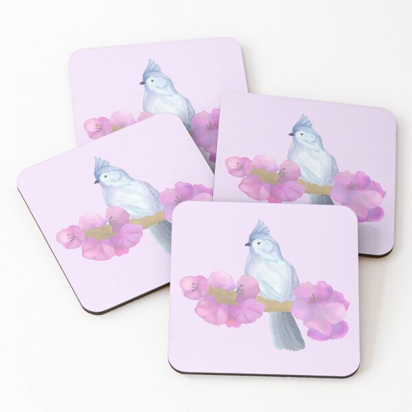 Item preview, Bird in blues and pinks designed and sold by Srisaranya.