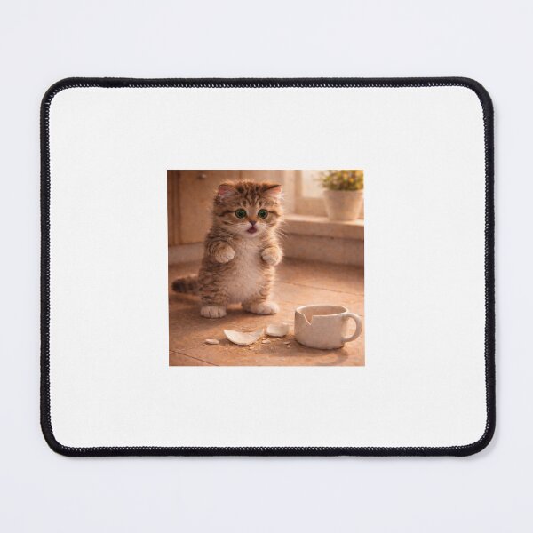 Item preview, Little Accident, Big Feelings Cat designed and sold by LovelyCatGalaxy.