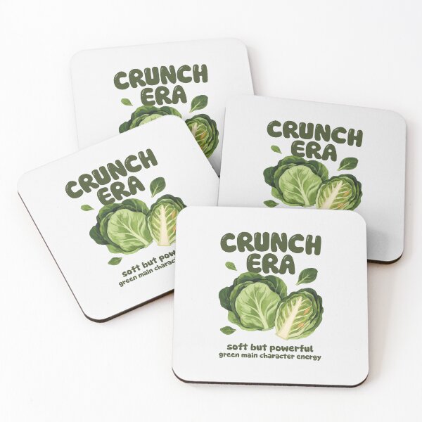 Item preview, Crunch Era Soft But Powerful - Green Main Character Energy Art designed and sold by SplashTastic.