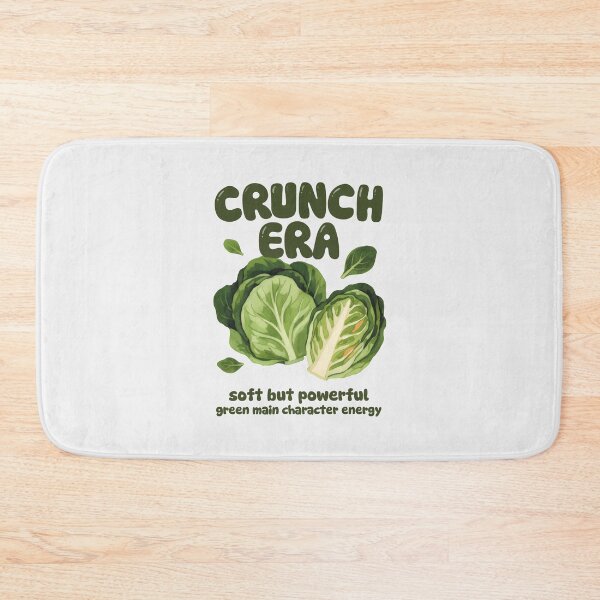 Item preview, Crunch Era Soft But Powerful - Green Main Character Energy Art designed and sold by SplashTastic.