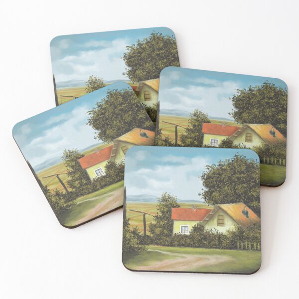 Item preview, House by the Road – Digital Oil Painting designed and sold by slikar.