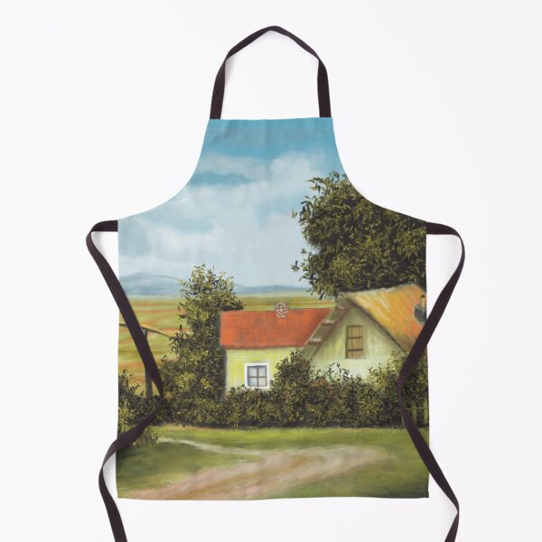 Item preview, House by the Road – Digital Oil Painting designed and sold by slikar.