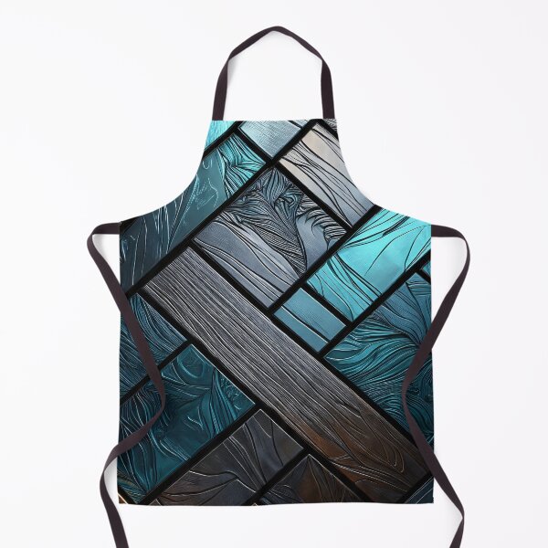 Item preview, Teal Mosaic Panels designed and sold by Kaleidoscope Print.