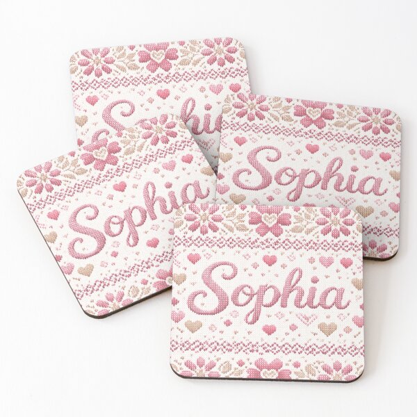 Item preview, Personalized name Sophia in a cute knit look designed and sold by Mauswohn.