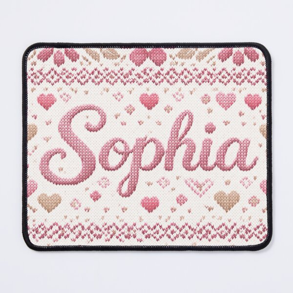 Item preview, Personalized name Sophia in a cute knit look designed and sold by Mauswohn.