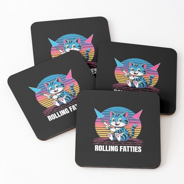 Item preview, Rolling Fatties Cat  designed and sold by joyouartArt.