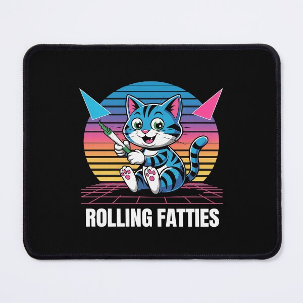 Item preview, Rolling Fatties Cat  designed and sold by joyouartArt.