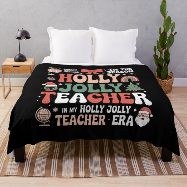 Item preview, In My Holly Xmas Jolly Teacher Era Teacher Vibes Christmas2 designed and sold by angolinnArt.